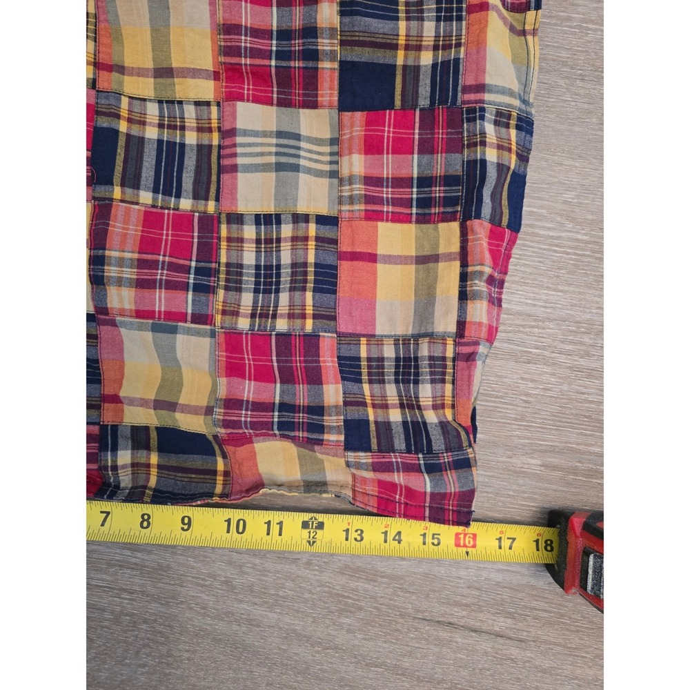Boho Patchwork Plaid Tote Bag Shoulder Bag - Picture 2 of 6